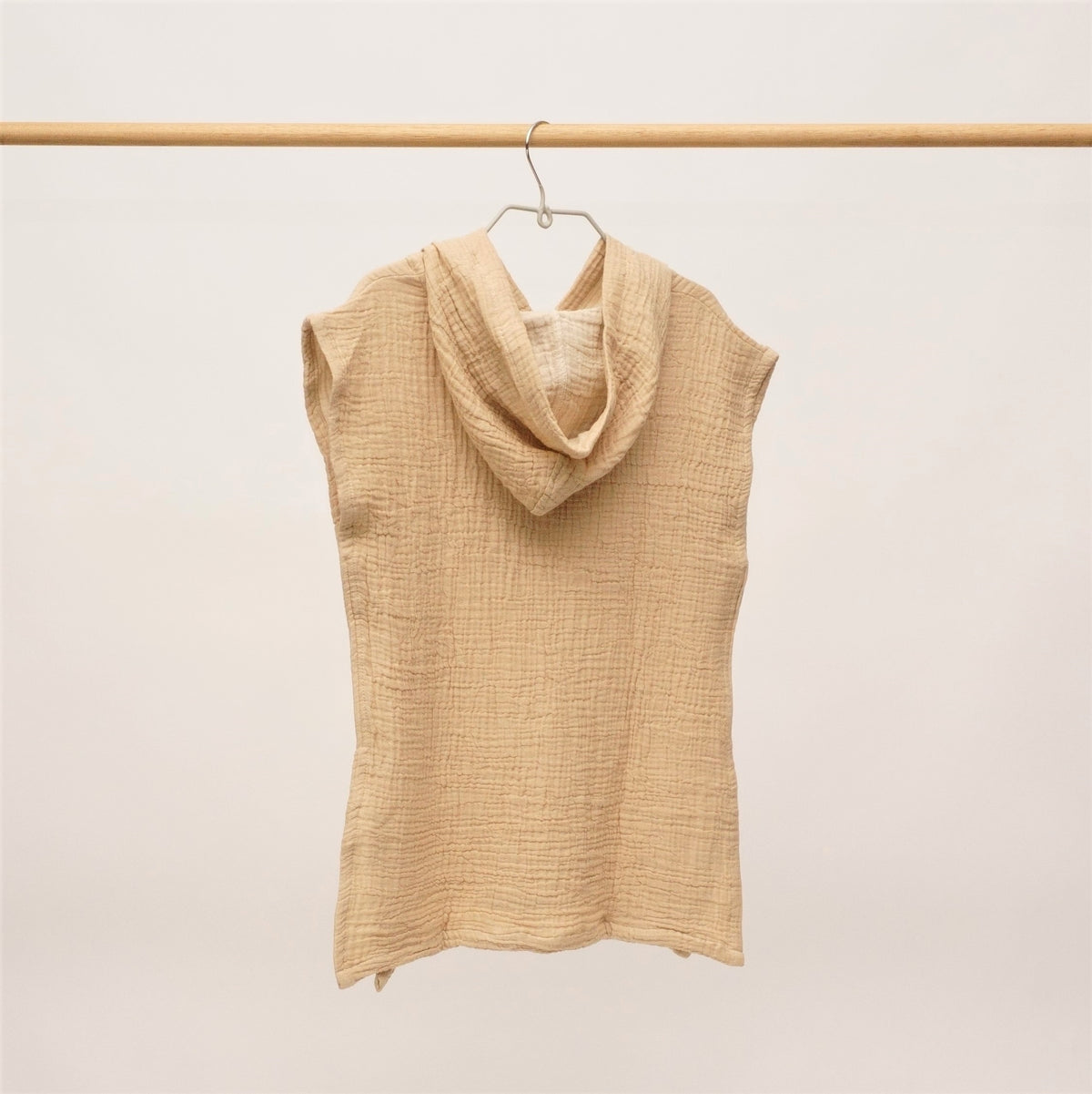 Flow Kids Poncho XS/S | Mustard by ANZA TEXTILE COMPANY (anza-flow-kids-poncho-mustard-s-m)
