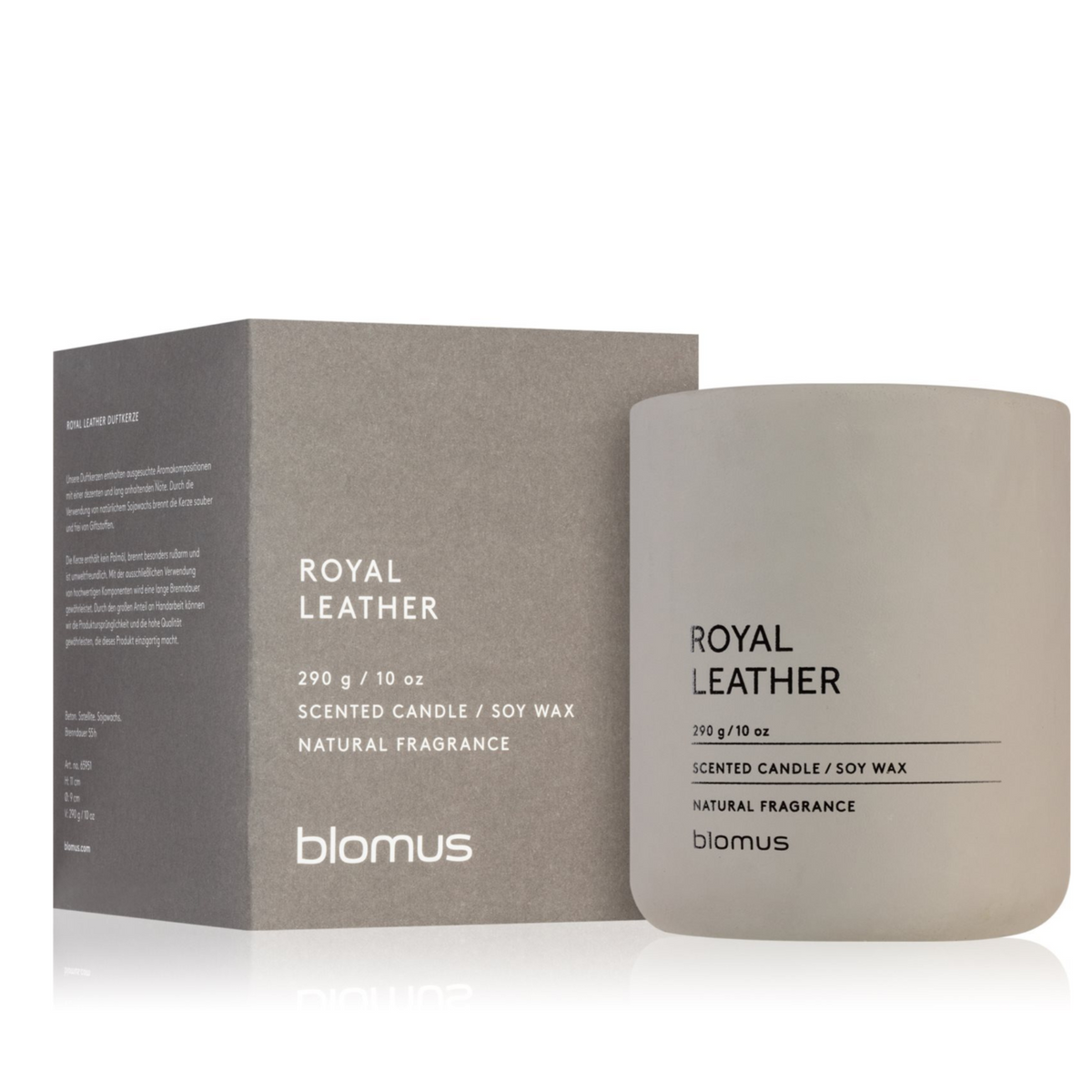 FRAGA Scented Candle L | Royal Leather by BLOMUS (blomus-fraga-scented-candle-royal-leather-large)