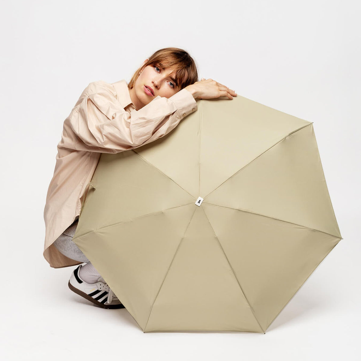 Micro Umbrella | Elise/Green Olive by ANATOLE (micro-umbrella-elise-olive-green)