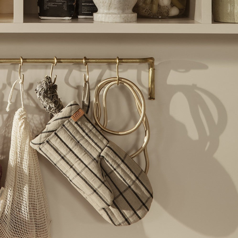 Hale Oven Mitt | Sand/Black Chair by FERM LIVING (hale-oven-mitt-sand-black-chair)