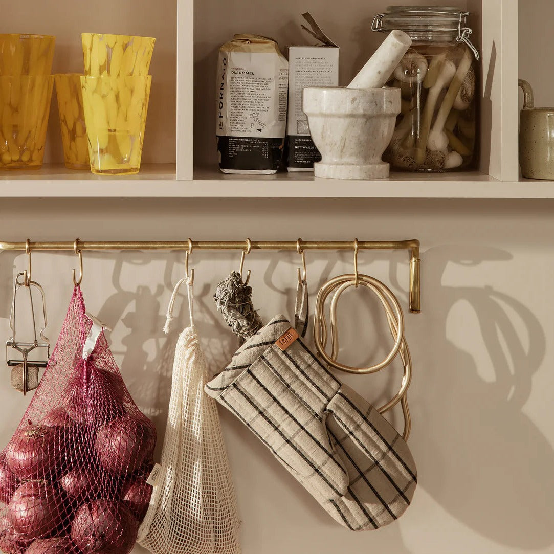 Hale Oven Mitt | Sand/Black Chair by FERM LIVING (hale-oven-mitt-sand-black-chair)