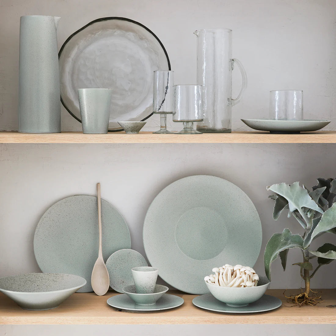 Hammered Glass Tumbler | Clear Set of 4 by URBAN NATURE CULTURE (urban-nature-culture-tumbler-hammered-glass-transparent)