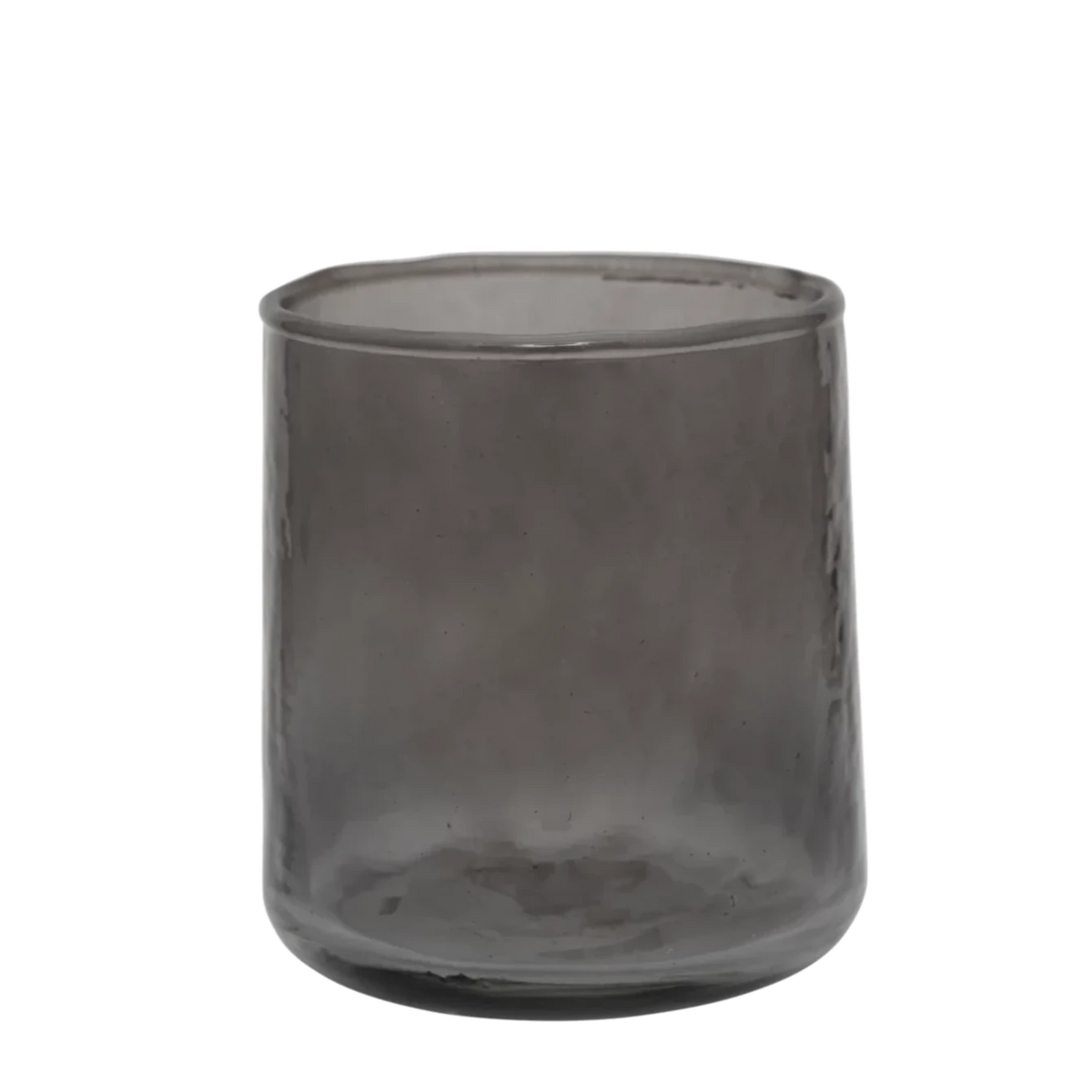 Hammered Glass Tumbler | Ebony Set of 4 by URBAN NATURE CULTURE (urban-nature-culture-tumbler-hammered-glass-ebony)