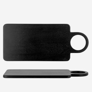 Hombre Mango Wood Cutting Board | Black