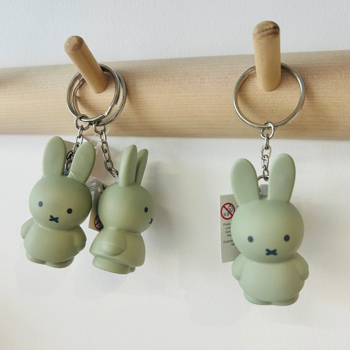 Miffy Key Ring 6.2cm | Eucalyptus by ATELIER PIERRE (miffy-eucalyptus-key-ring-6-2-cm)