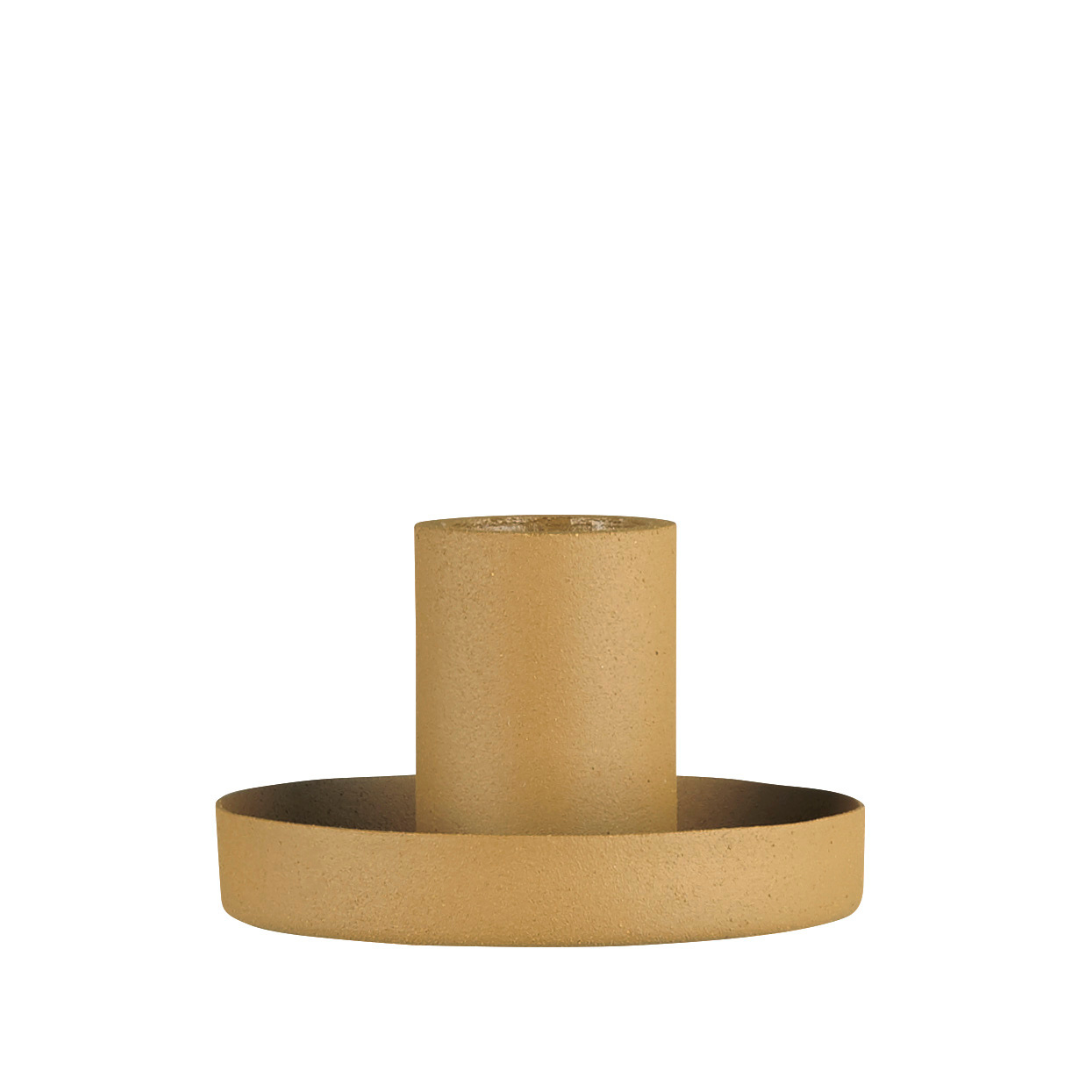 Candle Holder - Mustard by IB LAURSEN (ib-laursen-candle-holder-f-dinner-candle-mustard)