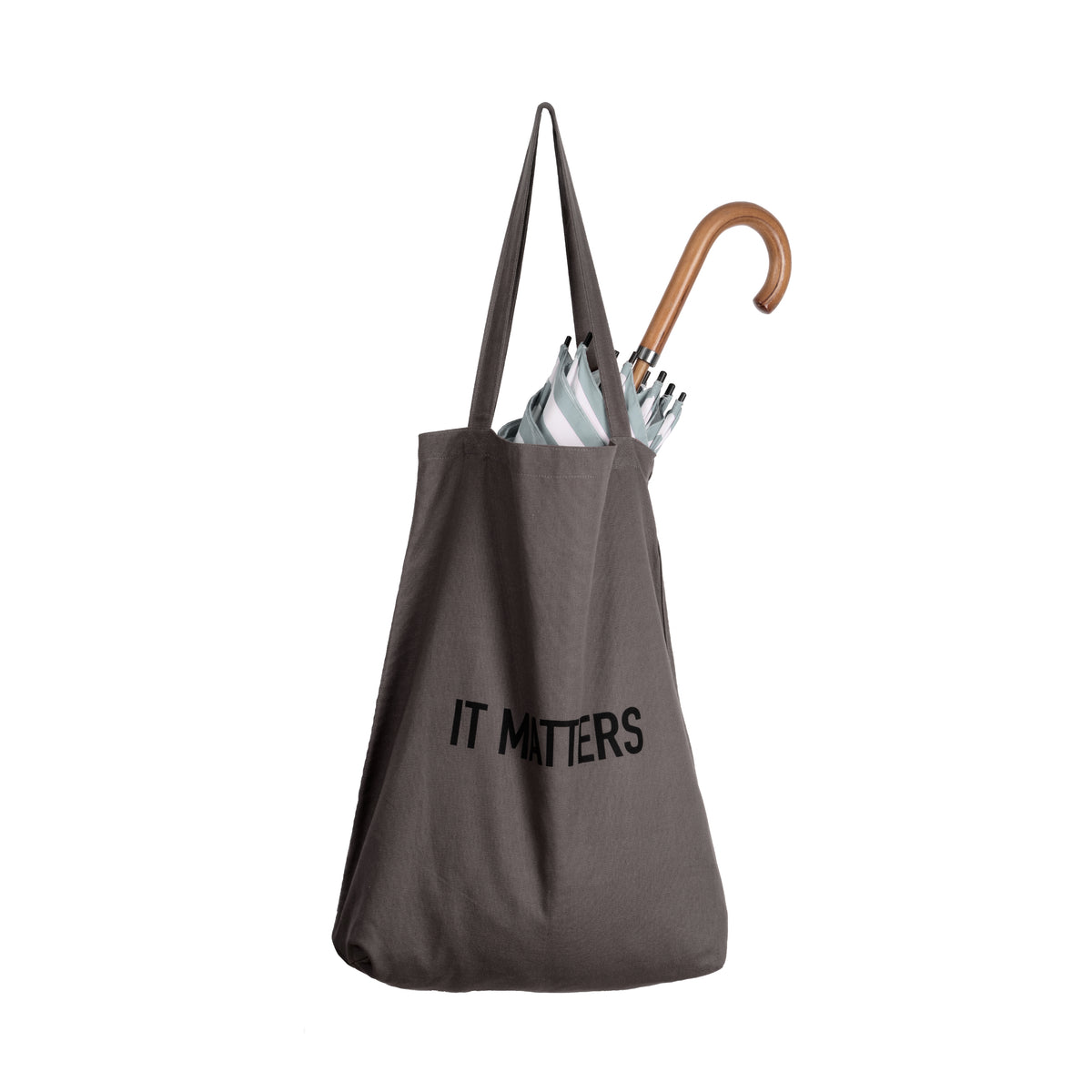 It Matters Bag | Dark Grey by THE ORGANIC COMPANY (the-organic-co-it-matters-bag)