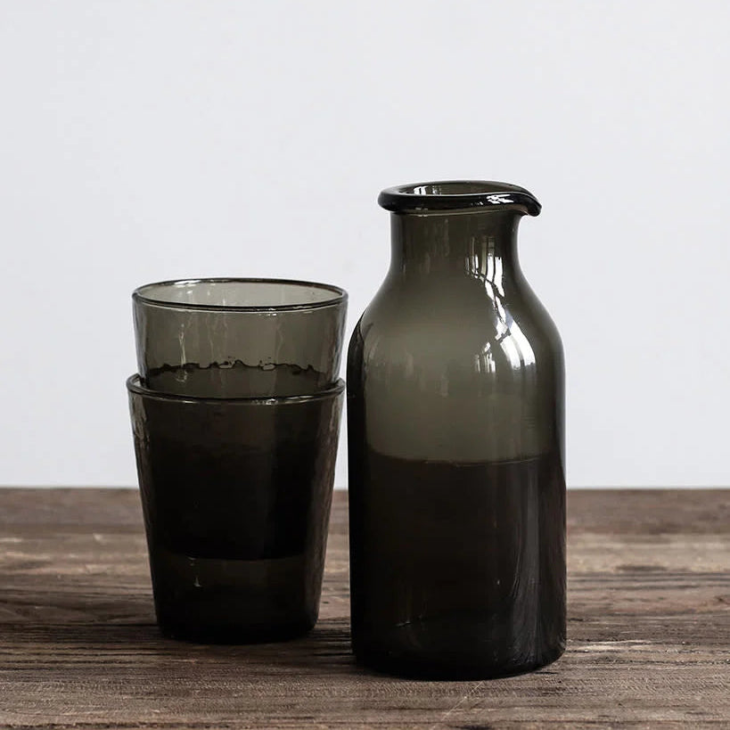 Tell Me More Galette Drinking Glass | Smoke