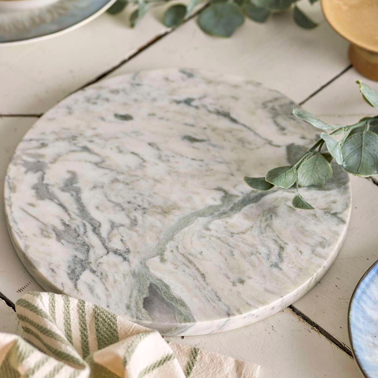 Kame Marble Cutting Board | Green by BLOOMINGVILLE (kame-marble-cutting-board-green)