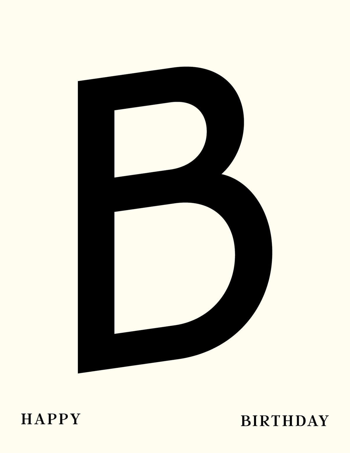 Card | Happy Birthday Typography by LETTUCE (lettuce-card-happy-birthday-typography)