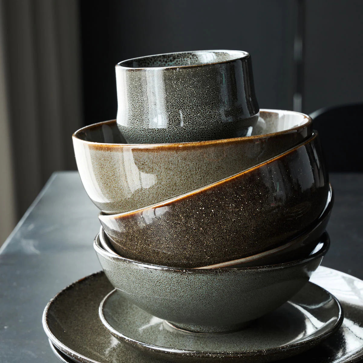 Lake Serving Bowl | Green by HOUSE DOCTOR (bowl-hdlake-green-1)