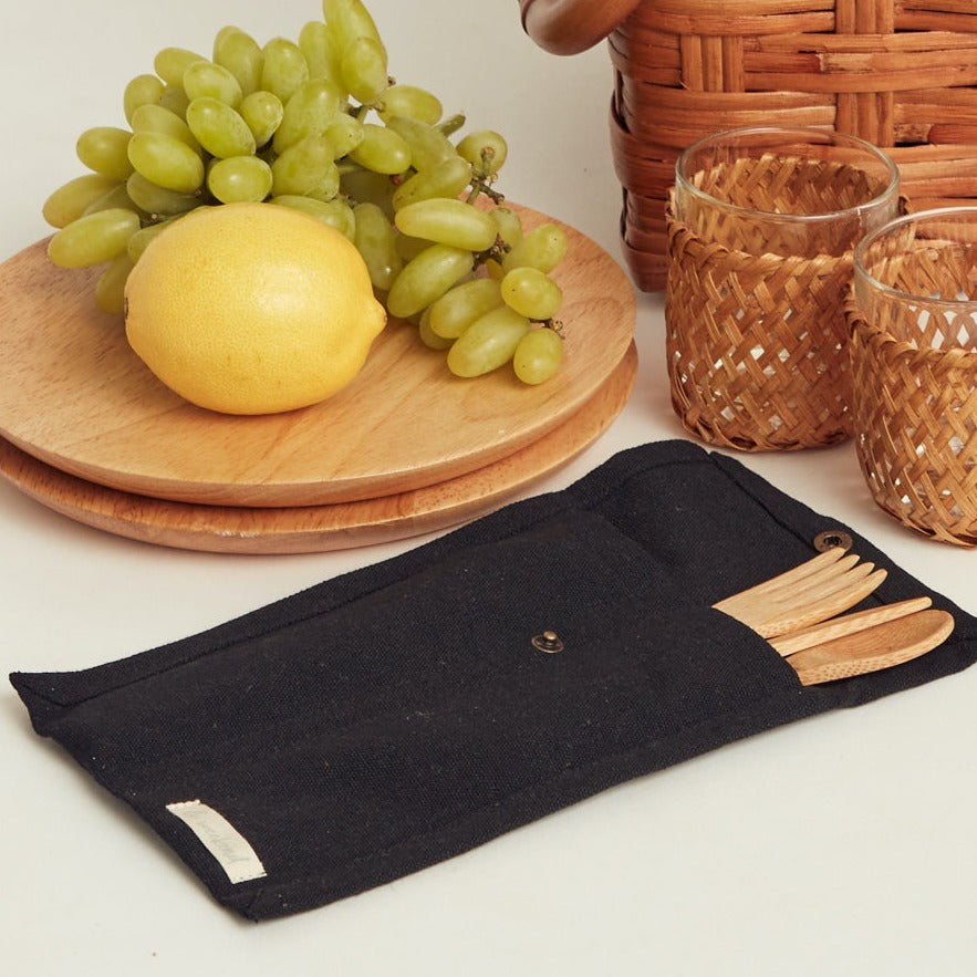 2 Person Cutlery Pouch by Le Weekend (2percpouch)