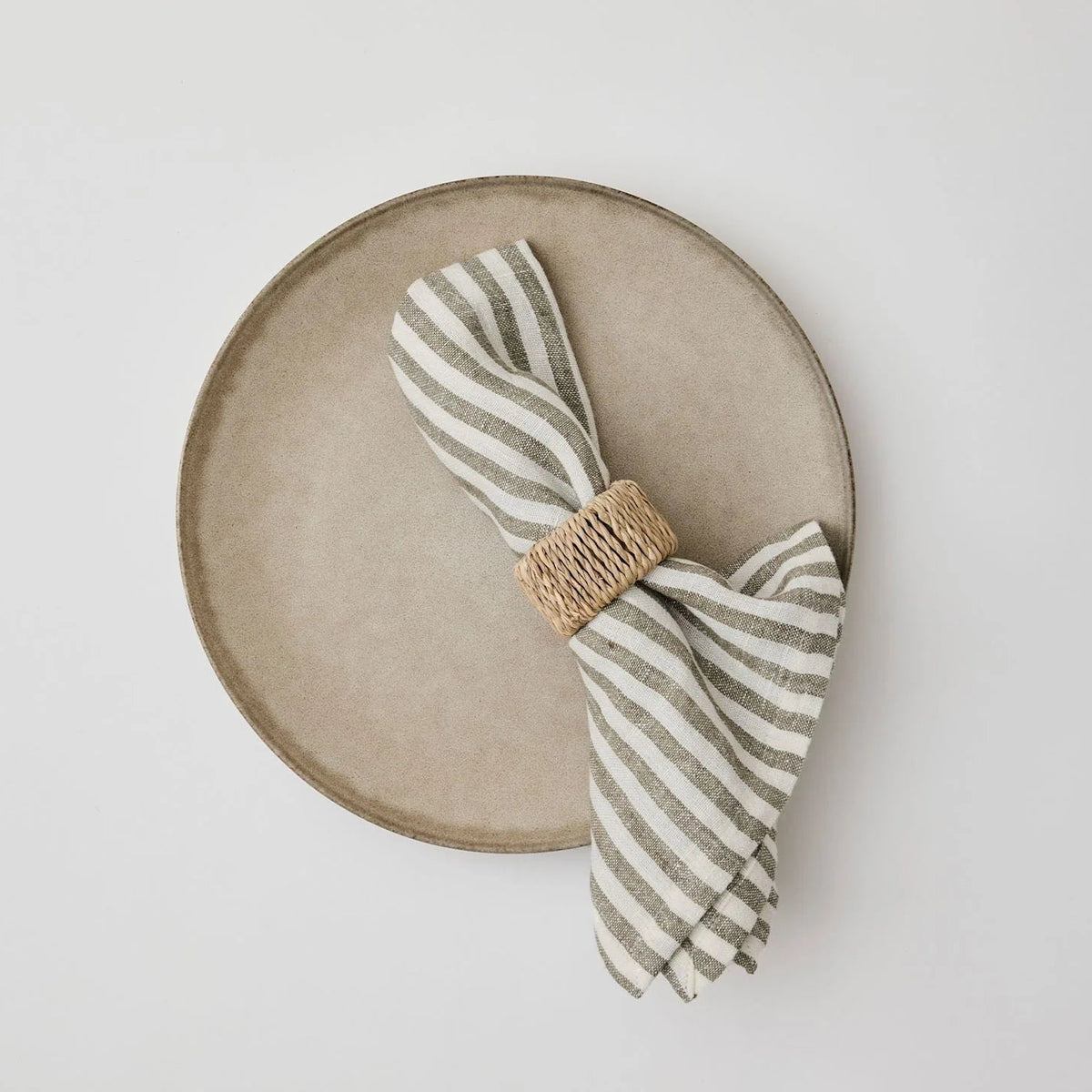 Tell Me More Leon Napkin | Seagrass