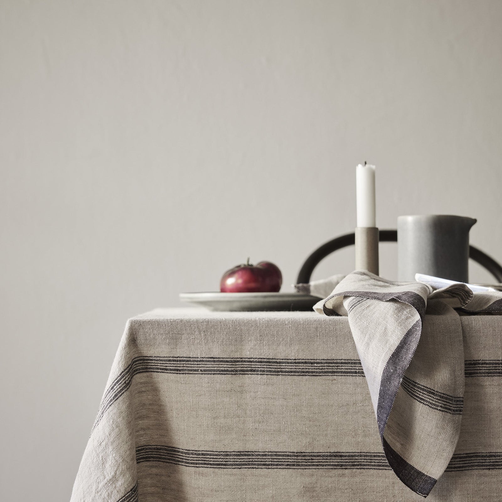 Lou Candle Holder | Sand Beige by TELL ME MORE (tell-me-more-lou-candle-holder-sand-beige)