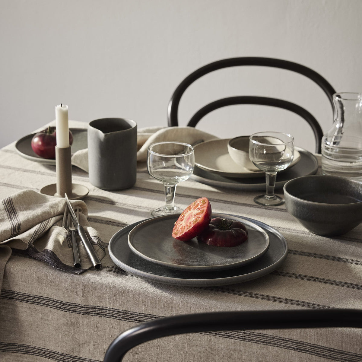 Lou Candle Holder | Sand Beige by TELL ME MORE (tell-me-more-lou-candle-holder-sand-beige)