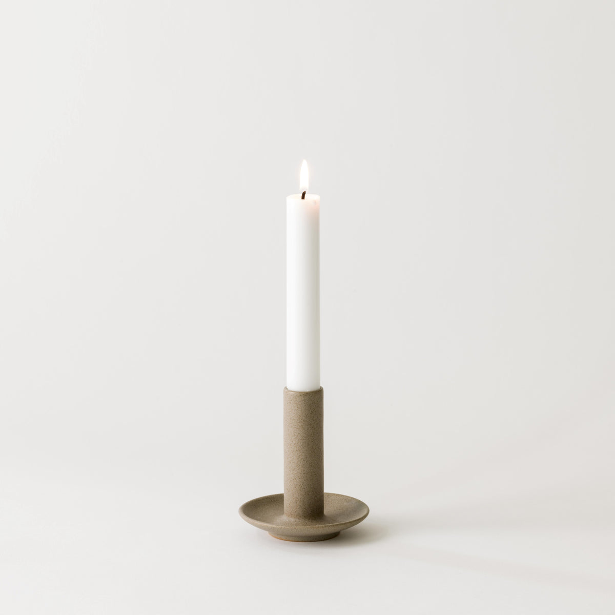 Lou Candle Holder | Sand Beige by TELL ME MORE (tell-me-more-lou-candle-holder-sand-beige)