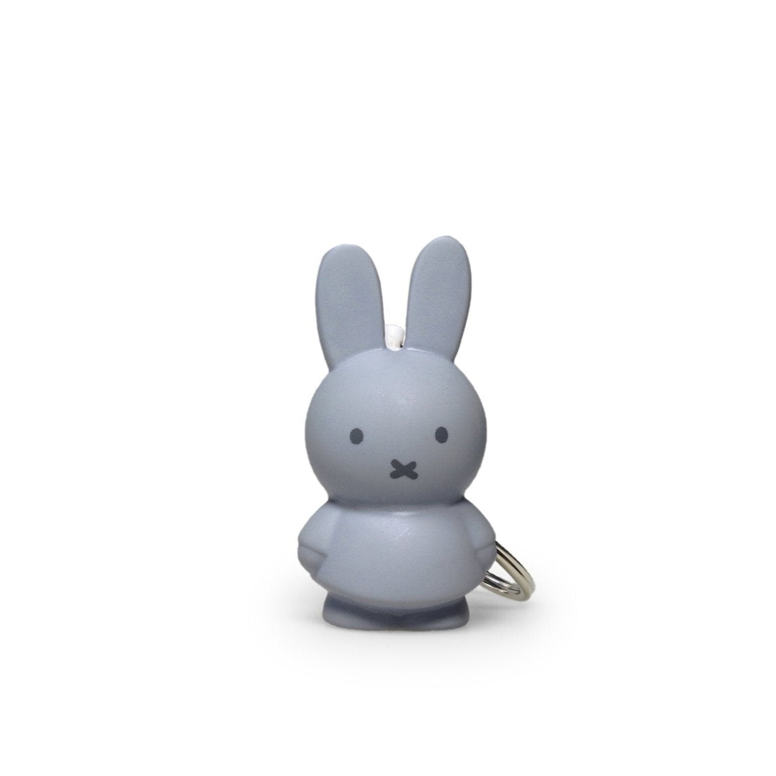 Miffy Key Ring 6.2cm | Silver Blue