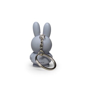 Miffy Key Ring 6.2cm | Silver Blue