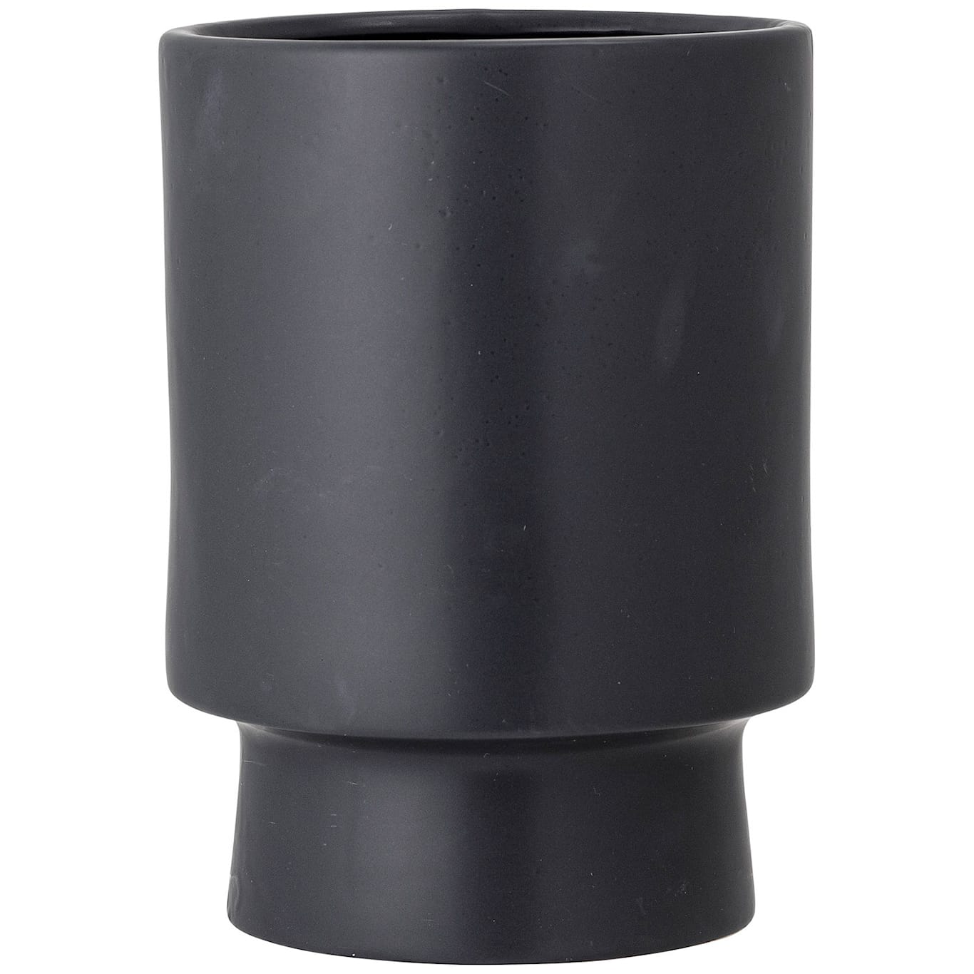 Mac Stoneware Flowerpot | Black