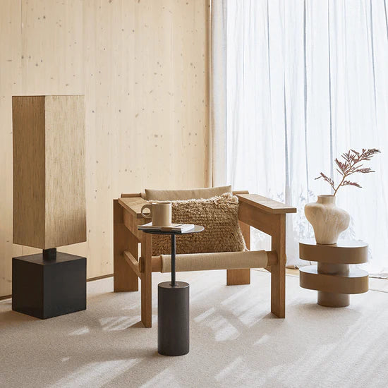 Side Table Ovaali | Golden Brown by URBAN NATURE CULTURE (side-table-ovaali-golden-brown)