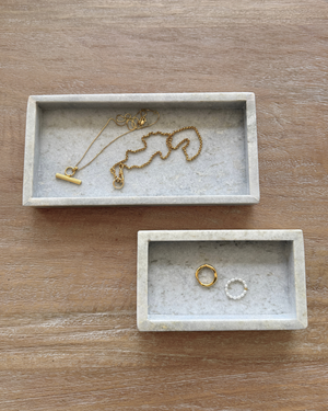 Majsa Marble Tray Small | Green by BLOOMINGVILLE (majsa-tray-green-marble)