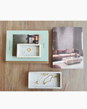 Majsa Marble Tray Small | Green by BLOOMINGVILLE (majsa-tray-green-marble)