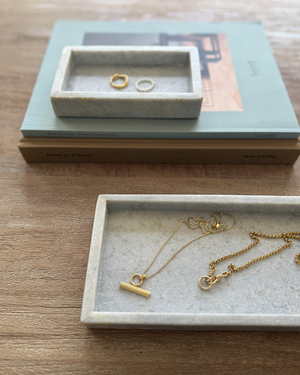 Majsa Marble Tray Small | Green by BLOOMINGVILLE (majsa-tray-green-marble)