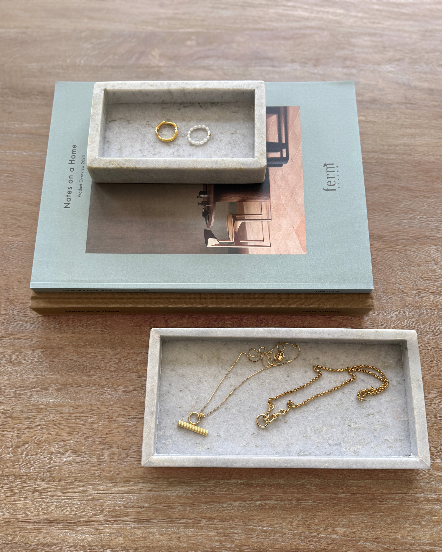 Majsa Marble Tray Large | Green by BLOOMINGVILLE (majsa-marble-tray-green-large)