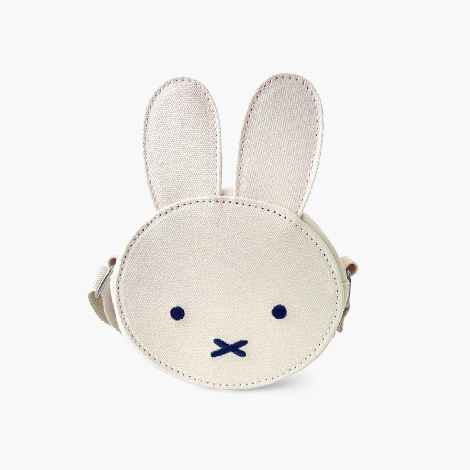 Miffy Canvas Ears Crossbody Bag S | Off-White