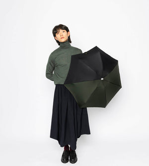 Micro Umbrella Bi Colour | Alma/Khaki-Black