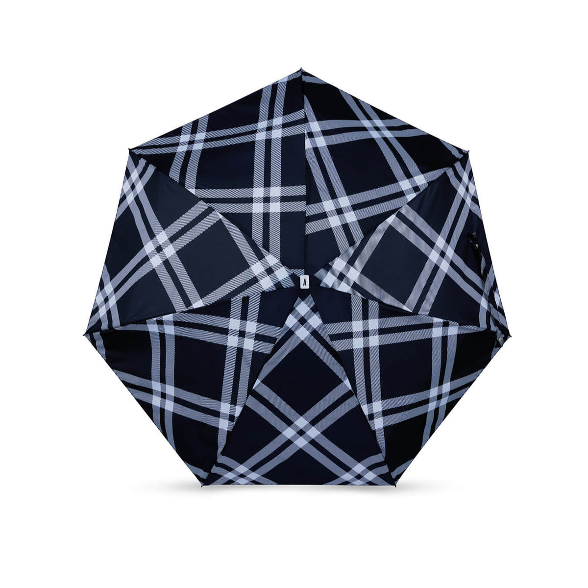 Micro Umbrella | Tweed/Black-White by ANATOLE (anatole-micro-umbrella-tweed-camden-black-white)