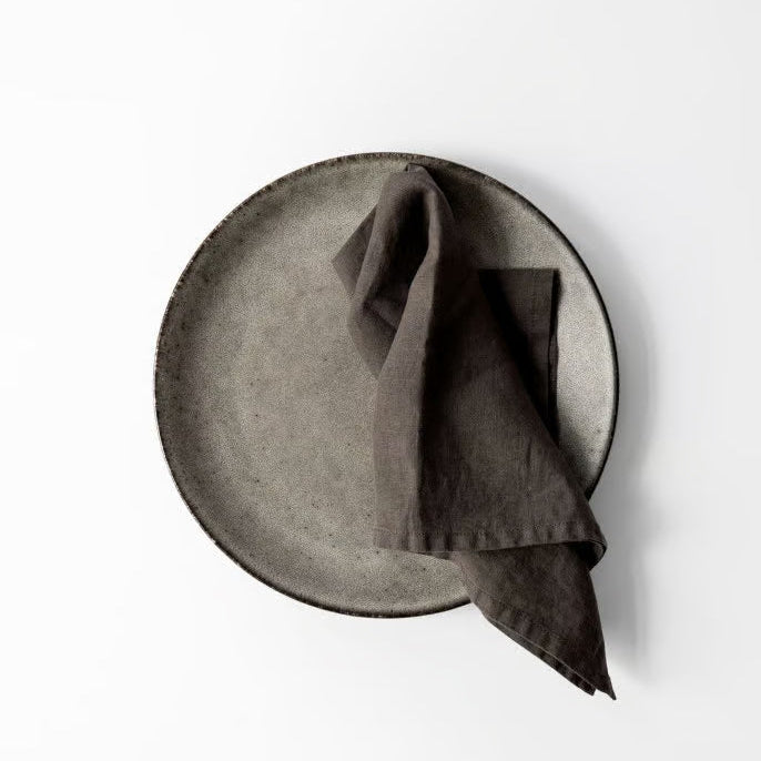 Tell Me More Linen Table Napkin | Taupe
