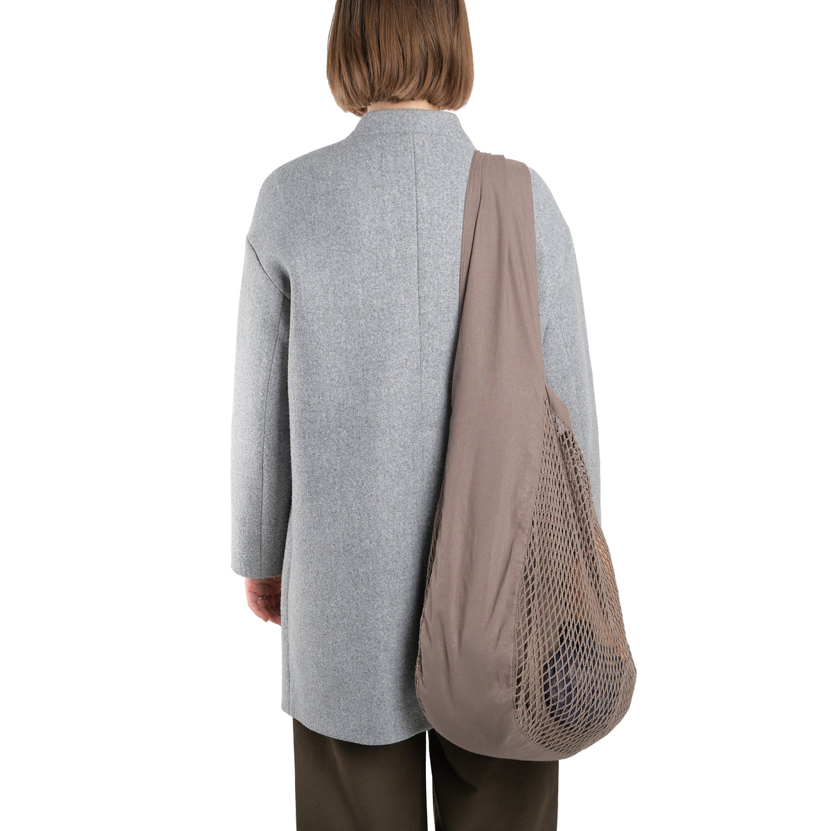 Net shoulder Bag | Clay by THE ORGANIC COMPANY (the-organic-company-net-shoulder-bag-clay)