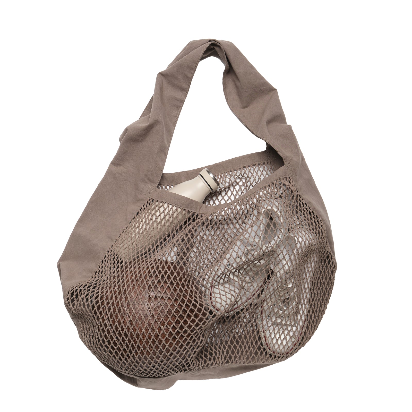Net shoulder Bag | Clay by THE ORGANIC COMPANY (the-organic-company-net-shoulder-bag-clay)