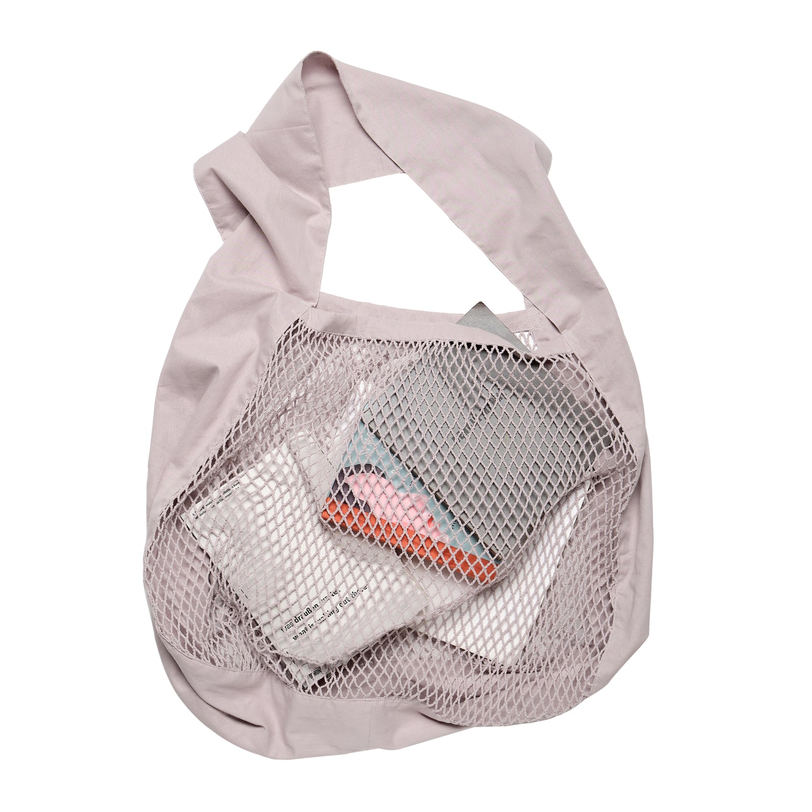 Net shoulder Bag | Lavender by THE ORGANIC COMPANY (the-organic-company-net-shoulder-bag-dusty-lavender)