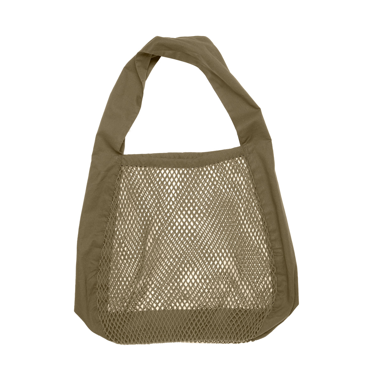 Net Shoulder Bag | Khaki by THE ORGANIC COMPANY (the-organic-company-net-shoulder-bag-khaki)