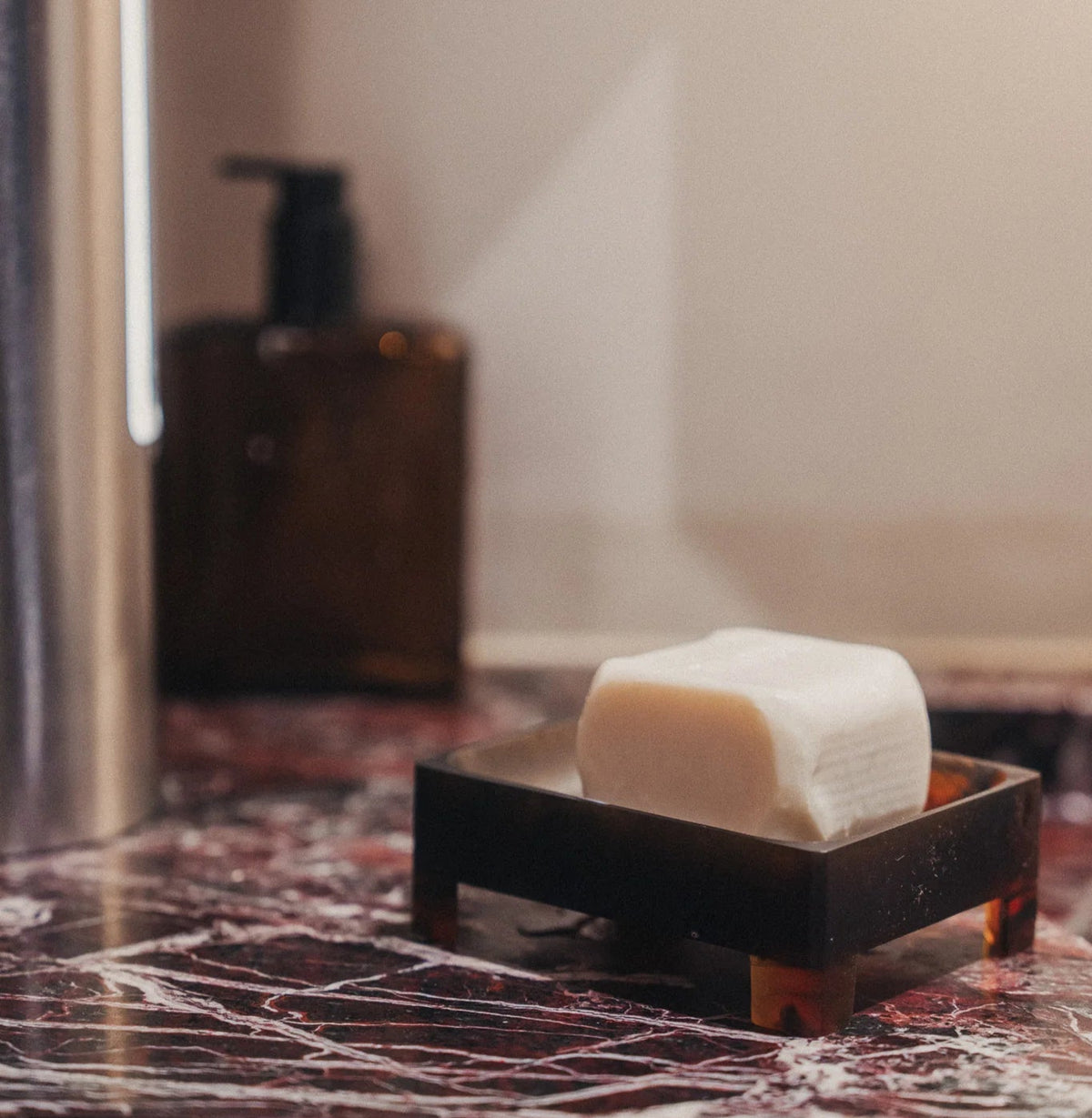 Flow Resin Structured Soap Dish | Earth by SAARDÉ (flow-resin-structured-soap-dish-earth)