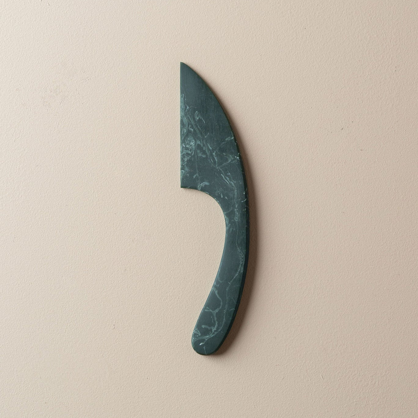 Flow Resin Cheese Knife | Dark Jade by SAARDÉ (flow-resin-cheese-knife-dark-jade)