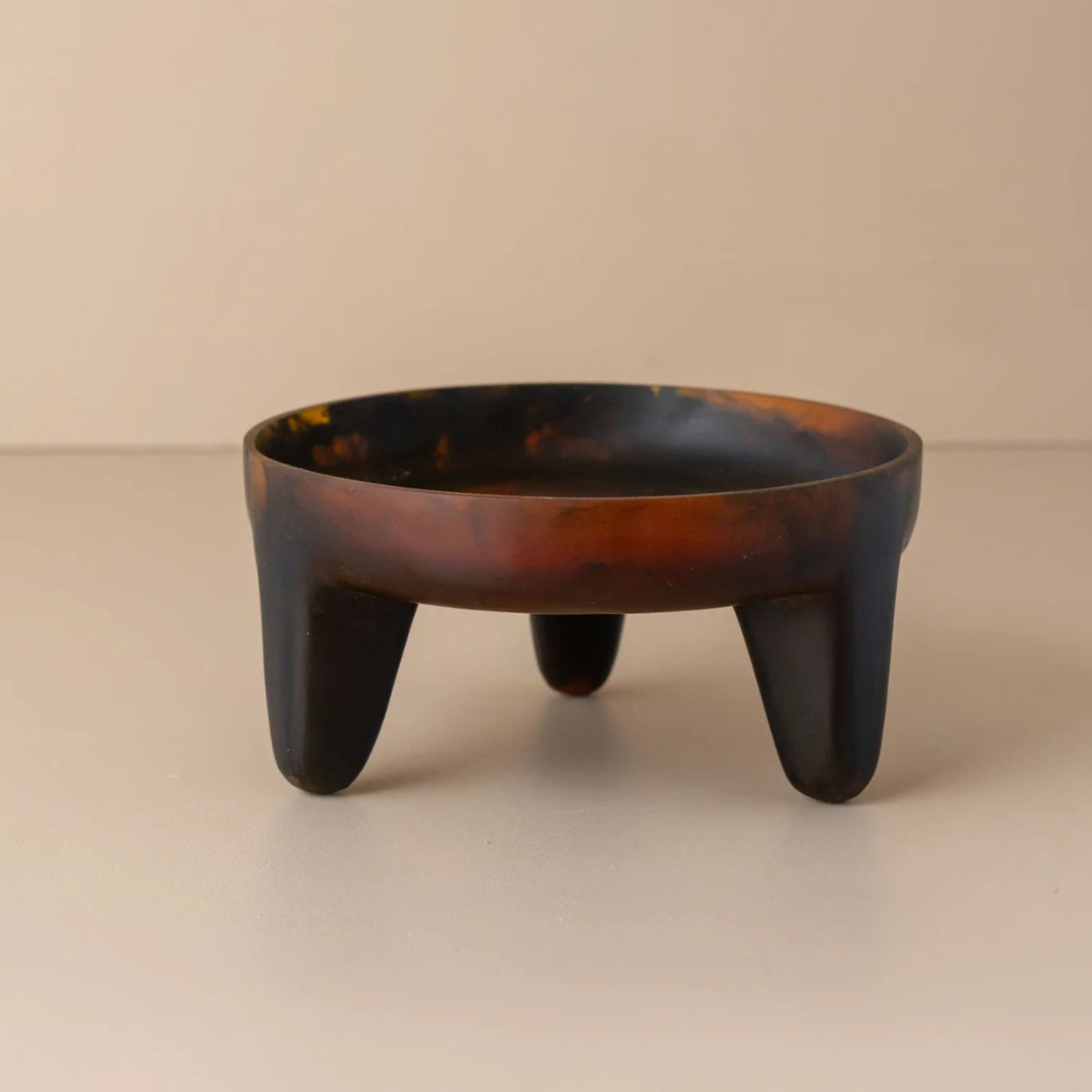 Flow Resin Structured Fruit Bowl | Earth by SAARDÉ (flow-resin-structured-fruit-bowl-earth)
