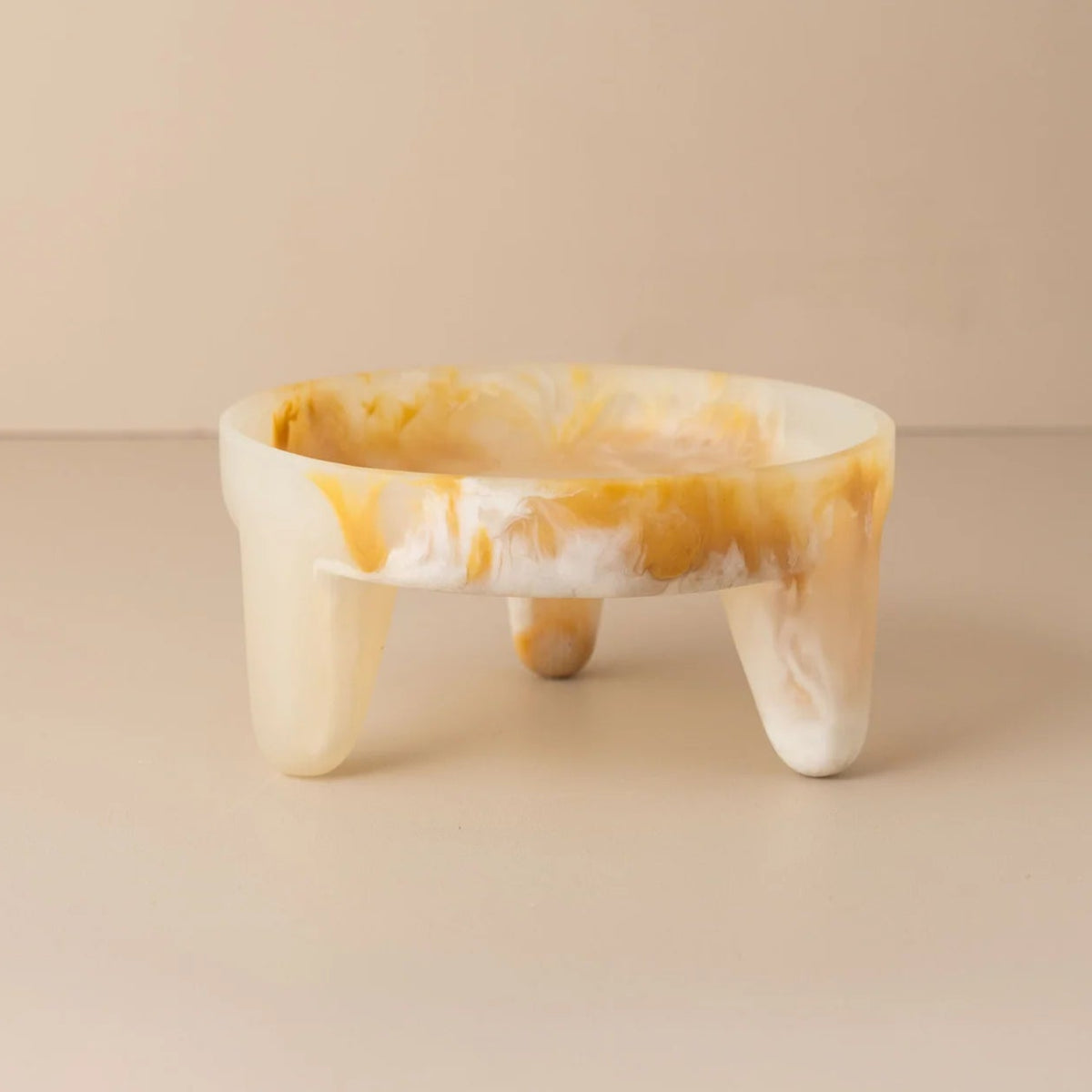 Flow Resin Structured Fruit Bowl | Shell by SAARDÉ (flow-resin-structured-fruit-bowl-shell)