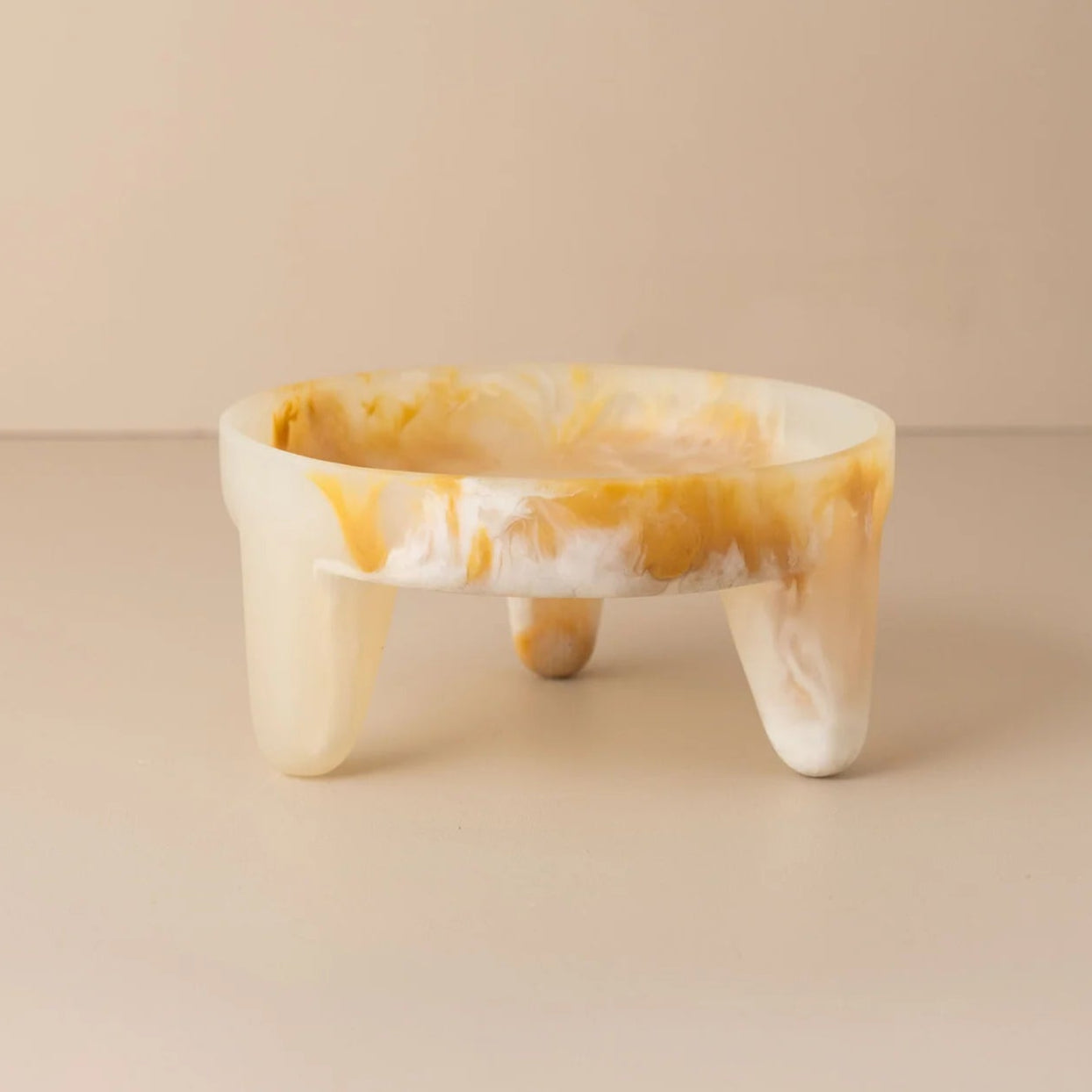 Flow Resin Structured Fruit Bowl | Shell by SAARDÉ (flow-resin-structured-fruit-bowl-shell)