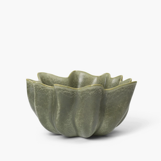 Ferm Living Nium Bowl 22cm | Dark Sage