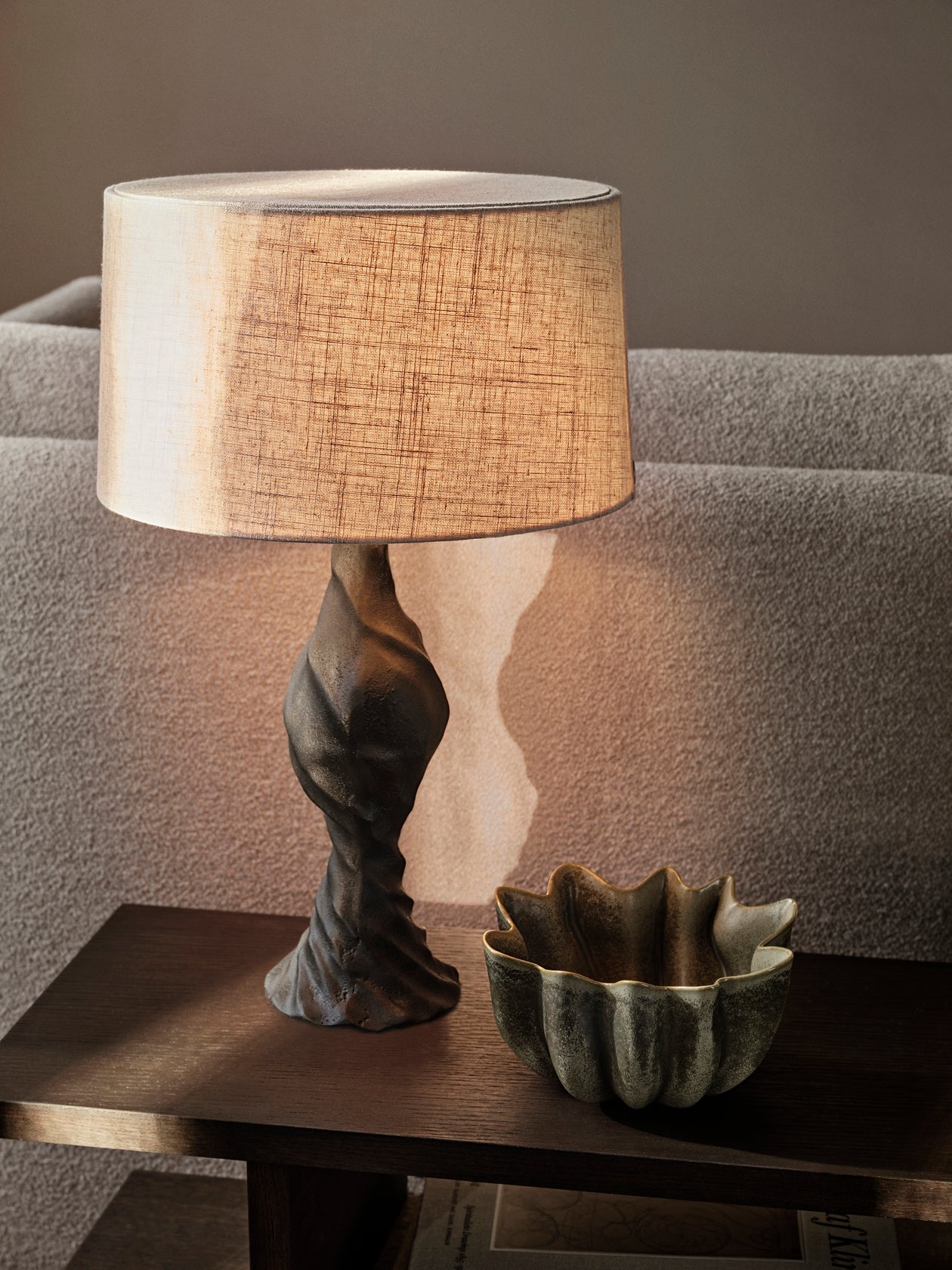 Nium Bowl Dark Sage 22cm by FERM LIVING (niam-bowl-dark-sage)
