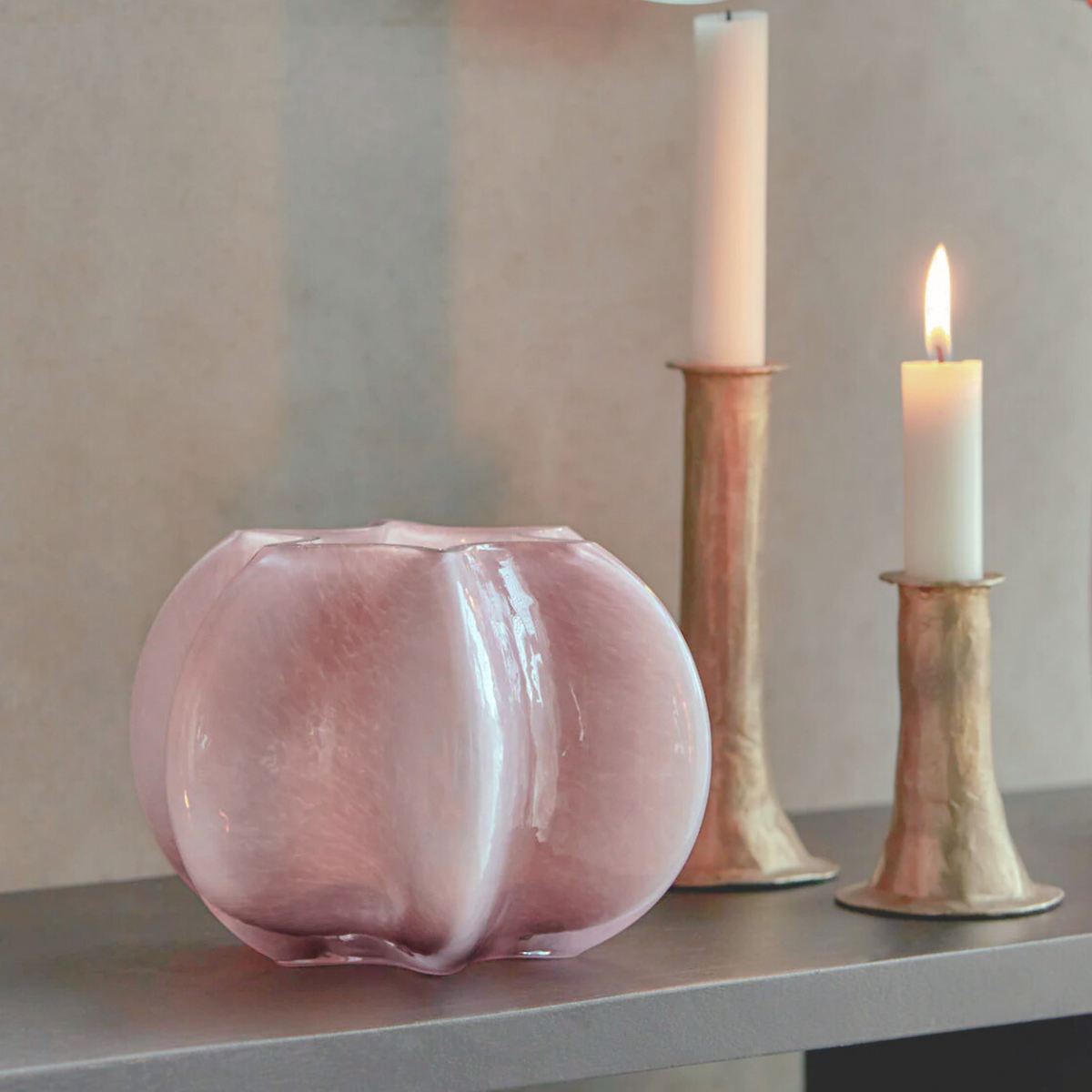 Nixi Vase & Candle Holder | Rose Pink by HOUSE DOCTOR (nixi-vase-candle-holder-rose-pink)