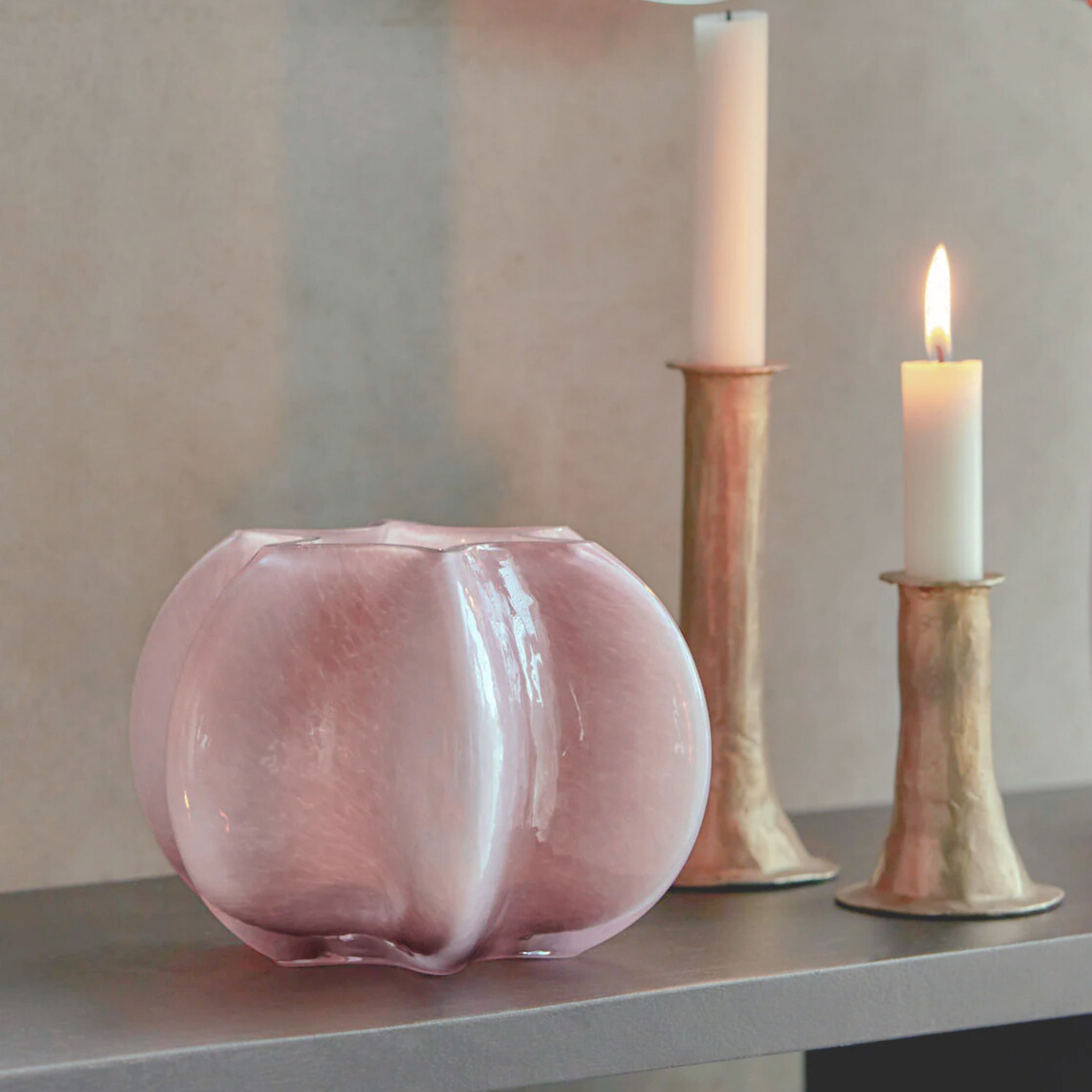 Nixi Vase & Candle Holder | Rose Pink