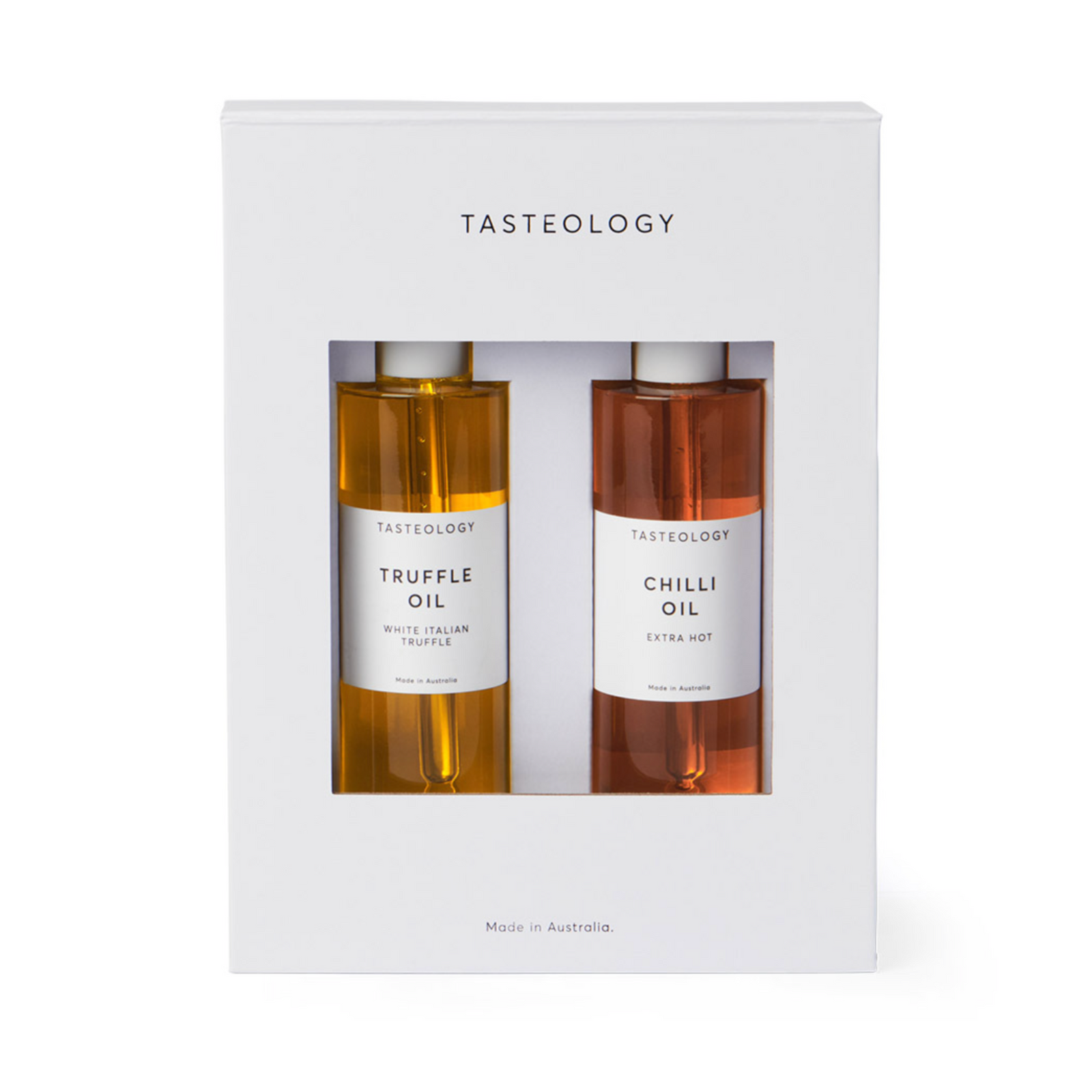 Chilli & Truffle Oil Duo by TASTEOLOGY (oil-duo-set-chilli-truffle)