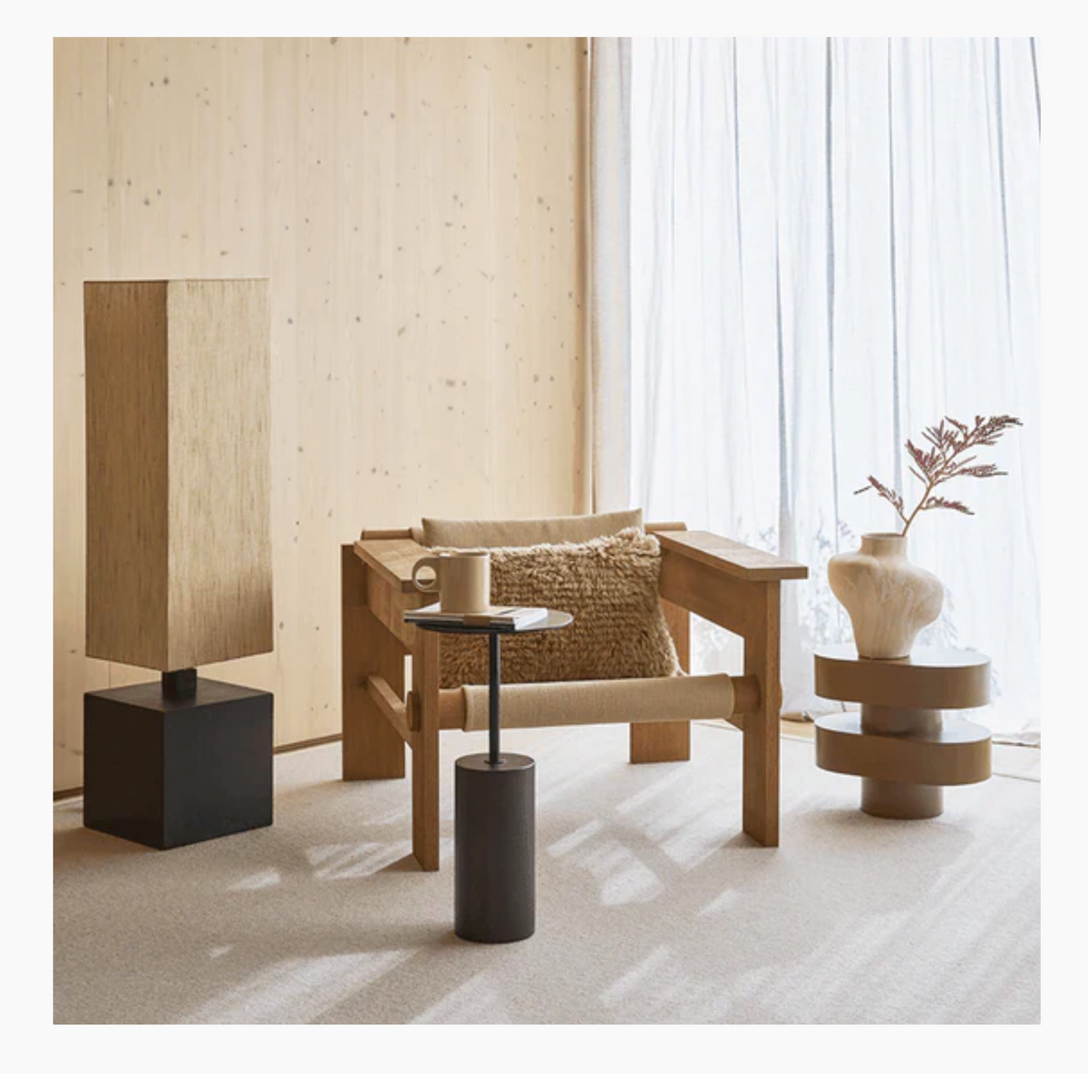 Side Table Ovaali | Golden Brown by URBAN NATURE CULTURE (side-table-ovaali-golden-brown)