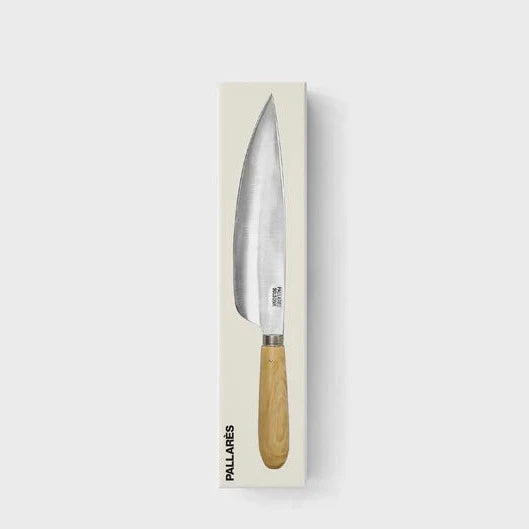 Boxwood Carbon Steel Knife | 22cm by PALLARÈS (pallares-kitchen-knife-set-8cm-11cm-carbon-steel-1)