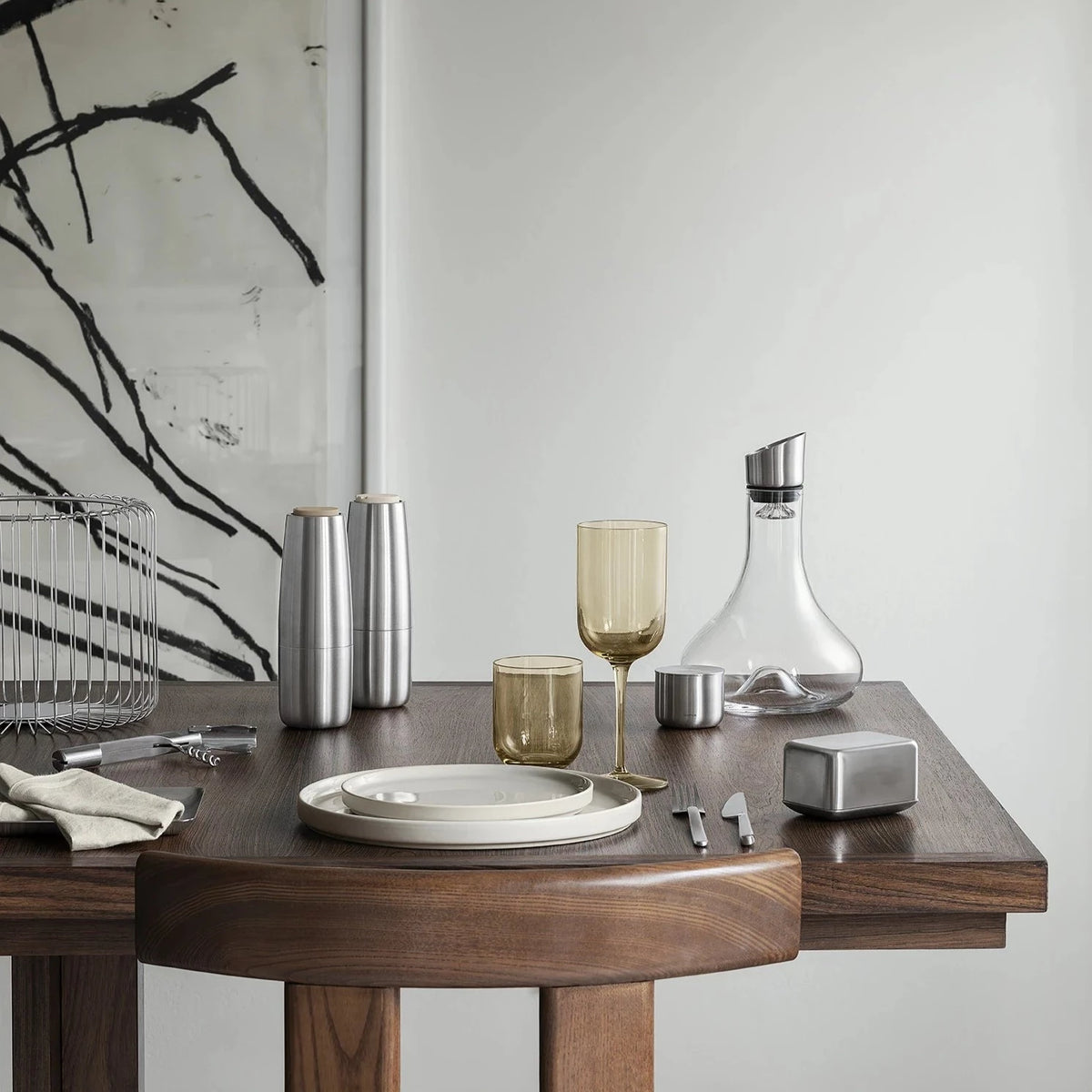 Pilar Serving Plate L | Moonbeam by BLOMUS (pilar-plate-moonbeam)