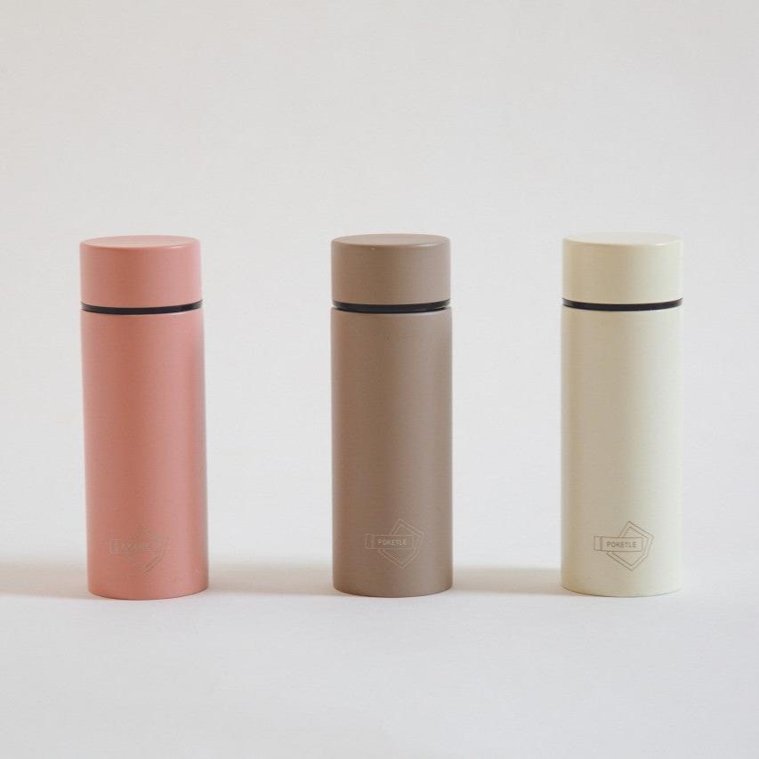 Water Bottle 120ml | Ivory by Poketle (bottle-120ml-basic-s-ivory)